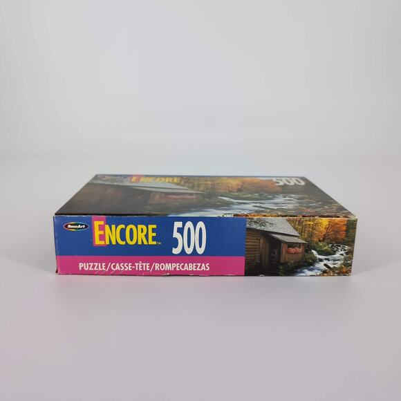 RoseArt Encore "Creekside Mill" 500 Fully Interlocking Piece Jigsaw Puzzle - GUC - Picture 4 of 10